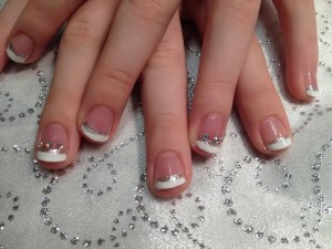 French manicure by Kristin for Indulge Salon