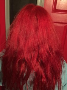 Ariel mermaid red hair color