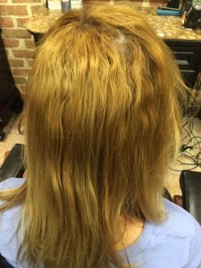 brassy hair color